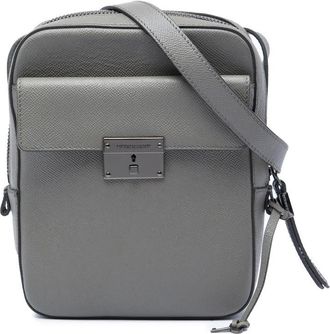 Burberry Pre-owned Burberry Small Grained Calfskin Shaldon Crossbody Unisex JHKN53DMXGWHIEGP