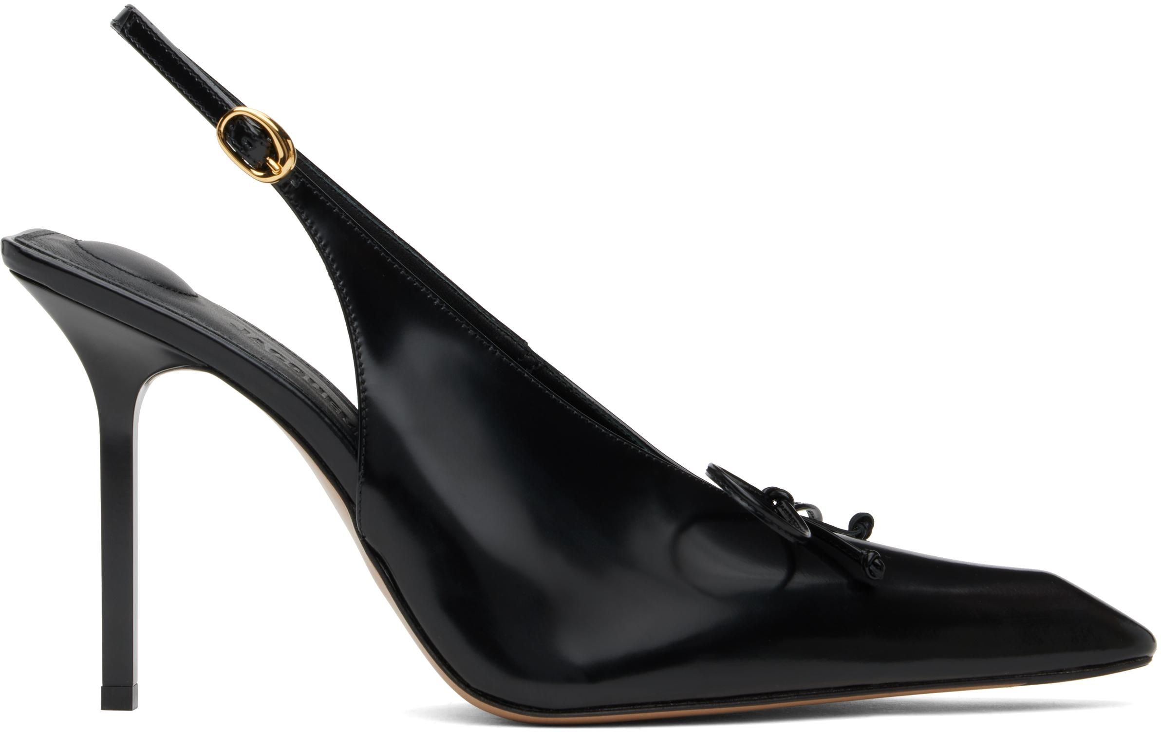 パンプス JACQUEMUS WOMEN Les Cubisto Banane B Slingbacks Yellow Jacquemus Les Cubisto Bananas Slingback Shoes – BALTINI