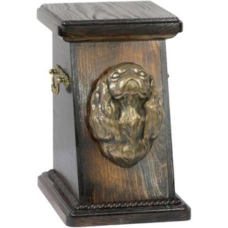 OEM Cavalier King Charles Spaniel - Urna Para Cenizas De Perro, Elegante Urna Con Estatuilla, Urna Conmemorativa Con Busto De Perro De Art-dog