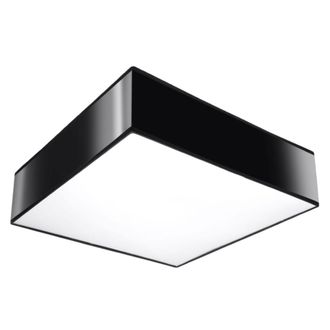 Sollux Lighting L&aacute;mpara de techo negro cloruro de polivinilo alt. 11 cm