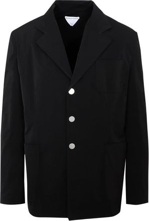 Bottega Veneta Single Breasted Long Sleeved Blazer