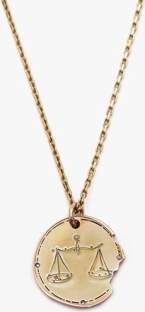Victoria Beckham Libra Zodiac Necklace