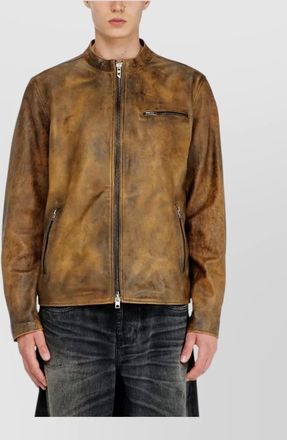 Diesel leather blazer