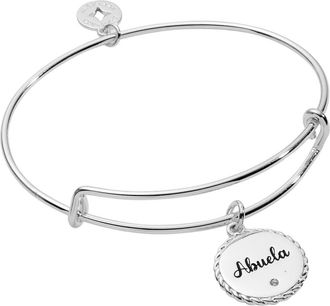 Alex and Ani Abuela Charm Bangle Bracelet in Silver at Nordstrom