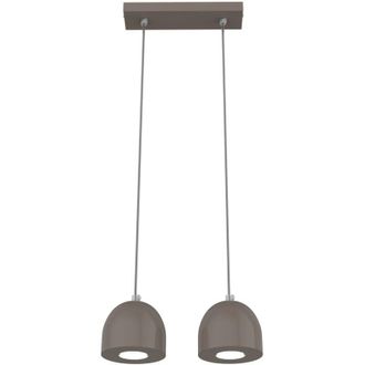 Lumicom Campanella Lampara De Techo Lineal X2 Monocolor Brillo