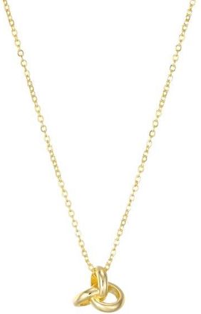 st. Moran Oversize Knot Pendant Necklace in Gold at Nordstrom