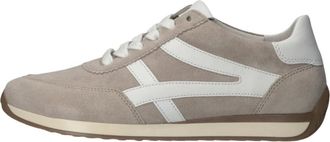 Gabor Schoenen, Dames, Beige, 42 EU, Leer, 556.01 Sneakers