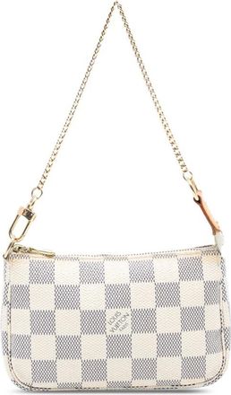 Louis Vuitton Pre-owned Handbags, female, White, Size: ONE SIZE Pre-owned Chain Handle Bag