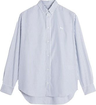 Maison Kitsuné Camicia a righe a maniche lunghe - Blu