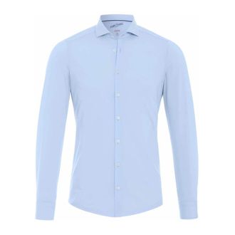 Pure Heren, Overhemden, Blauw, Maat: 3XL Polyamide