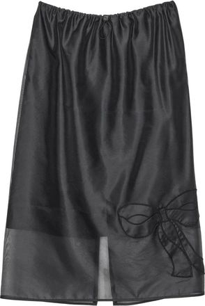 Cecilie Bahnsen Ocean Skirt - Dames - Korte rokken - Zwart - XS - Organza - Rokken