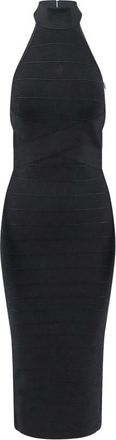 Retrof&ecirc;te Abito Lungo in Viscosa Runa - - Dresses - Donna - Nero - S