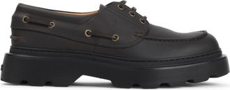 Tod's Veterschoenen met lage hak - Heren - Bootschoenen - Bruin - 41 EU - Schoenen