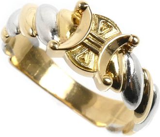 Celine Yellow Gold (18K) Platinum 900 Band Ring (Pre-Owned)