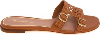 Santoni Schoenen, Dames, Bruin, 38 EU, Leer, Didi Mule