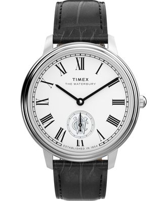 Timex Waterbury Metropolitan Mens Black Watch TW2Y23100 Leather - One Size