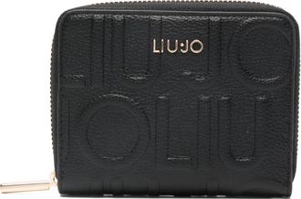 Liu Jo Portafoglio goffrato con zip - Nero