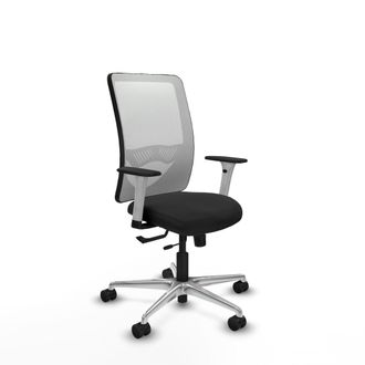 Piqueras y Crespo Silla De Oficina Piqueras Y Crespo Zulema Negro Similpiel Aluminio