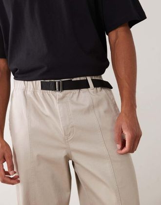 Calvin Klein Jeans Pantaloni ampi bianco sporco