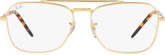 Ray-Ban New Caravan 58mm Square Optical Glasses in Yellow at Nordstrom