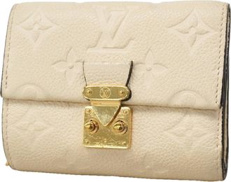 Louis Vuitton Cream Wallet (Tri-Fold) (Pre-Owned)