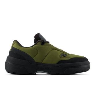 New Balance Unisex TL900 in Verde/Nero, Pelle Scamosciata/Rete, Taglia 39.5