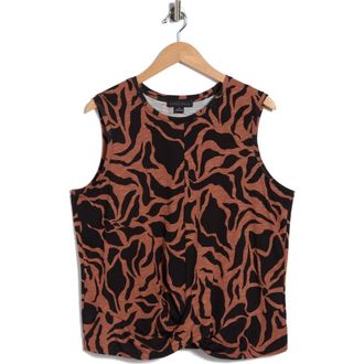Sanctuary Twisted Front Tank in Essence Black at Nordstrom Rack, Size 3X