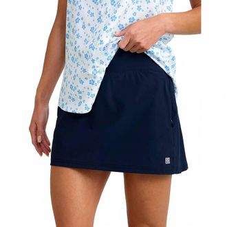 Huk Womens Tide Point Performance Skort In Naval Academy