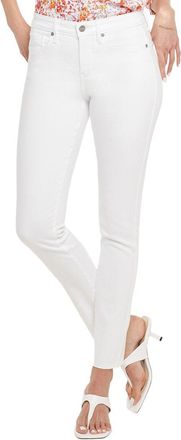 NYDJ Nydj Petite Alina Optic White Ankle Crop Jean