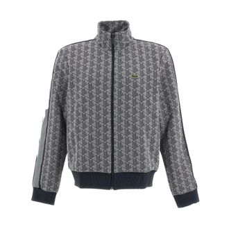 Lacoste Giacca con zip Paris - - Knitwear - Uomo - Grigio - M