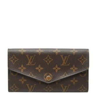 Louis Vuitton Pre-owned Wallets, female, Brown, Size: ONE SIZE Pre-owned Vintage Long Wallet (bi-fold)