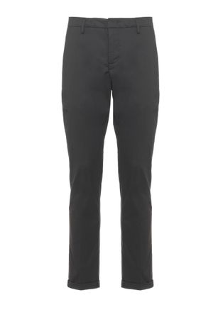 Dondup Black Gaubert Cotton Chino Pants
