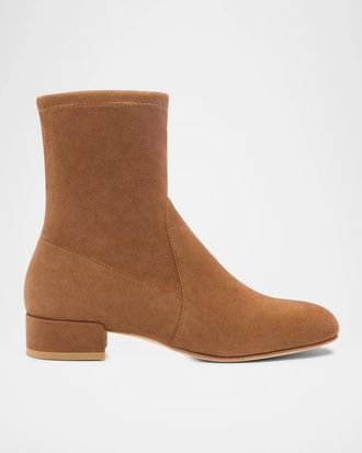 Stuart Weitzman Bacari 25MM Suede Ankle Boots