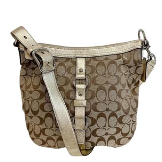 Coach Borsa a spalla in tela Pre-owned - - Pre-owned - Donna - Beige - ONE SIZE