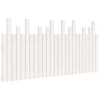 Berkfield Home Wall Headboard White 159.5x3x80 cm Solid Wood Pine