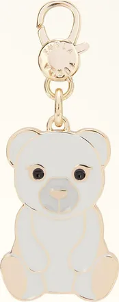 Furla Hashtag Charm Marshmallow Bianco Metallo + Smalto Donna