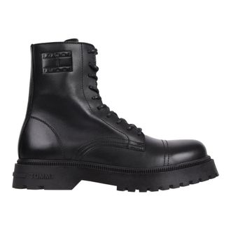Tommy Jeans Heren, Schoenen, Zwart, Maat: 41 EU Leer
