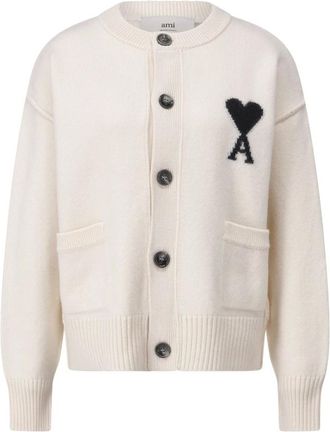 Ami Truien & Vesten, Dames, Beige, M, Wol, Wollen Oversized Vest