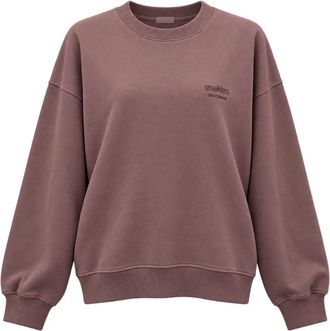 Akep Crewneck Sweatshirt - Dames - Sweatshirts - Bruin - M - Katoen - Hoodies & sweatvesten