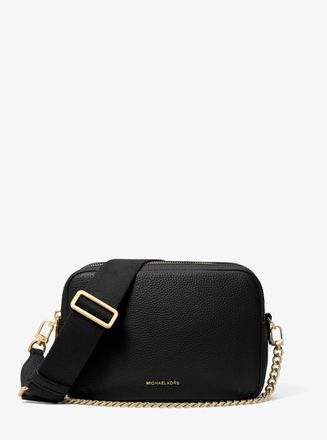 Michael Kors Bryant Medium Pebbled Leather Camera Crossbody Bag