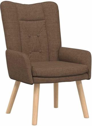 vidaXL Silla Relax Marr&oacute;n 63 X 67 X 94 Cm Tela Vidaxl