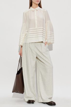 Munthe Rosalin Shirt, Womens, Cream