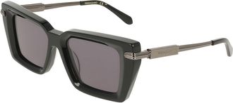 Ferragamo SF2089S 001 Womens Sunglasses Black Size 52