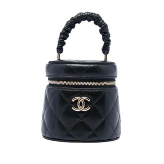 Chanel Pre-owned Vanity Mini Bag - Dames - Pre-owned - Zwart - Maat: ONE Size Leer