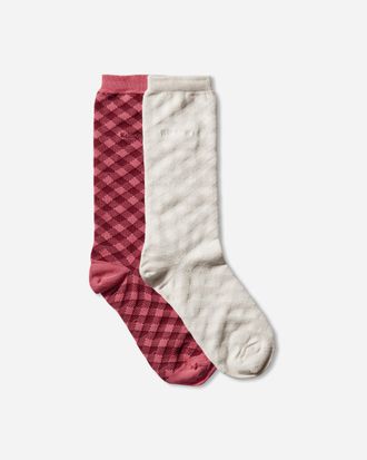 adidas Wales Bonner Check Socks Craft Pink / Bliss
