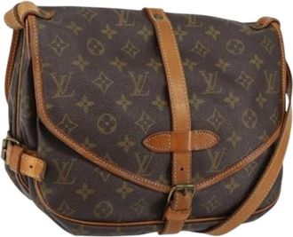 Louis Vuitton Pre-owned Vintage Cross Body Bag - Dames - Vintage Schoudertas - Bruin - ONE Size - Vintage