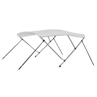 vidaXL Toldo Bimini De 3 Arcos Blanco 183x140x137 Cm Vidaxl