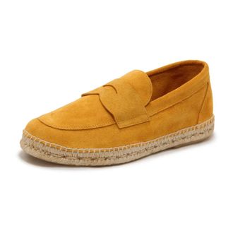Abarca Espadrilles, male, Yellow, Size: 11 US Mocasin Serraje Nugat