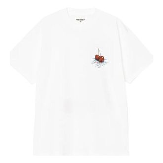 Carhartt Work in Progress Solar Chrome Script Short Sleeve T-Shirt White I035205-02-XX