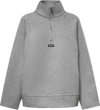 Rotate Half-Zip Scuba Jacket With Logo